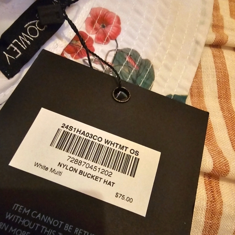 Cynthia Rowley Floral Nylon Bucket Hat - Picture 3 of 3